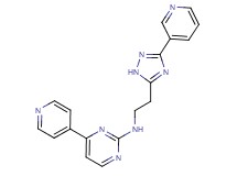 4-(4-pyridinyl)-N-{2-[3-(3-pyridinyl)-1H-1,2,4-triazol-5-yl]ethyl}-2-pyrimidinamine