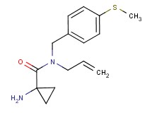 N-allyl-1-amino-N-[4-(methylthio)benzyl]cyclopropanecarboxamide