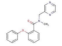 N-methyl-2-phenoxy-N-(pyrazin-2-ylmethyl)benzamide