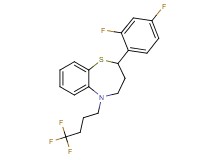 2-(2,4-difluorophenyl)-5-(4,4,4-trifluorobutyl)-2,3,4,5-tetrahydro-1,5-benzothiazepine