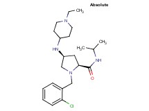 (4S)-1-(2-chlorobenzyl)-4-[(1-ethyl-4-piperidinyl)amino]-N-isopropyl-L-prolinamide