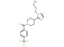 4-(1-butyl-1H-imidazol-2-yl)-1-[4-(trifluoromethyl)benzoyl]piperidine
