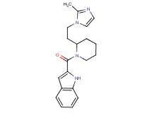 2-({2-[2-(2-methyl-1H-imidazol-1-yl)ethyl]-1-piperidinyl}carbonyl)-1H-indole