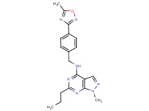 1-methyl-N-[4-(5-methyl-1,2,4-oxadiazol-3-yl)benzyl]-6-propyl-1H-pyrazolo[3,4-d]pyrimidin-4-amine