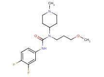 N'-(3,4-difluorophenyl)-N-(3-methoxypropyl)-N-(1-methyl-4-piperidinyl)urea