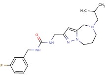 N-(3-fluorobenzyl)-N'-[(5-isobutyl-5,6,7,8-tetrahydro-4H-pyrazolo[1,5-a][1,4]diazepin-2-yl)methyl]urea