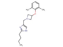 2-butyl-4-{[3-(2,6-dimethylphenoxy)-1-azetidinyl]methyl}-1H-imidazole