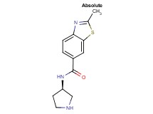 2-methyl-N-[(3R)-pyrrolidin-3-yl]-1,3-benzothiazole-6-carboxamide