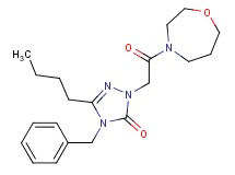 4-benzyl-5-butyl-2-[2-(1,4-oxazepan-4-yl)-2-oxoethyl]-2,4-dihydro-3H-1,2,4-triazol-3-one