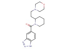 5-({2-[2-(4-morpholinyl)ethyl]-1-piperidinyl}carbonyl)-1H-1,2,3-benzotriazole