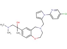 2-(4-{[1-(5-chloro-2-pyridinyl)-1H-pyrrol-2-yl]methyl}-2,3,4,5-tetrahydro-1,4-benzoxazepin-7-yl)-1-(dimethylamino)-2-propanol