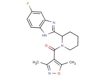 2-{1-[(3,5-dimethylisoxazol-4-yl)carbonyl]piperidin-2-yl}-5-fluoro-1H-benzimidazole