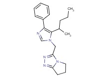 3-{[5-(1-methylbutyl)-4-phenyl-1H-imidazol-1-yl]methyl}-6,7-dihydro-5H-pyrrolo[2,1-c][1,2,4]triazole