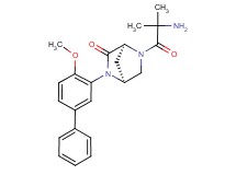 rel-(1S,4S)-2-(4-methoxy-3-biphenylyl)-5-(2-methylalanyl)-2,5-diazabicyclo[2.2.1]heptan-3-one hydrochloride