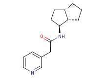 N-[(1S*,3aS*,6aS*)-octahydropentalen-1-yl]-2-pyridin-3-ylacetamide