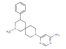 6-(2-methyl-4-phenyl-2,9-diazaspiro[5.5]undec-9-yl)-4-pyrimidinamine