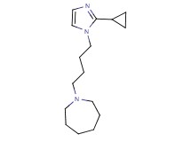 1-[4-(2-cyclopropyl-1H-imidazol-1-yl)butyl]azepane