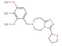 7-(2,4-dimethoxy-3-methylbenzyl)-3-(tetrahydro-2-furanyl)-6,7,8,9-tetrahydro-5H-[1,2,4]triazolo[4,3-d][1,4]diazepine