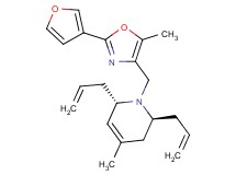 (2S*,6S*)-2,6-diallyl-1-{[2-(3-furyl)-5-methyl-1,3-oxazol-4-yl]methyl}-4-methyl-1,2,3,6-tetrahydropyridine