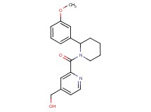 (2-{[2-(3-methoxyphenyl)piperidin-1-yl]carbonyl}pyridin-4-yl)methanol