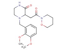 4-(2,3-dimethoxybenzyl)-3-[2-(1,2-oxazinan-2-yl)-2-oxoethyl]-2-piperazinone
