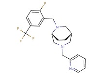 (1S*,5R*)-6-[2-fluoro-5-(trifluoromethyl)benzyl]-3-(pyridin-2-ylmethyl)-3,6-diazabicyclo[3.2.2]nonane