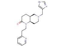 (4aS*,8aR*)-6-(1H-imidazol-4-ylmethyl)-1-(2-pyridin-2-ylethyl)octahydro-1,6-naphthyridin-2(1H)-one