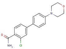 3-chloro-4'-morpholin-4-ylbiphenyl-4-carboxamide