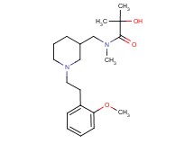 2-hydroxy-N-({1-[2-(2-methoxyphenyl)ethyl]-3-piperidinyl}methyl)-N,2-dimethylpropanamide