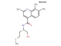 N-[(1S)-1-(hydroxymethyl)-3-(methylthio)propyl]-2,7,8-trimethyl-4-quinolinecarboxamide