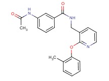3-(acetylamino)-N-{[2-(2-methylphenoxy)-3-pyridinyl]methyl}benzamide