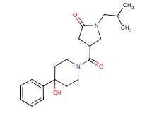 4-[(4-hydroxy-4-phenylpiperidin-1-yl)carbonyl]-1-isobutylpyrrolidin-2-one