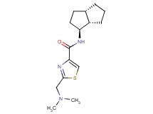 2-[(dimethylamino)methyl]-N-[(1S*,3aS*,6aS*)-octahydropentalen-1-yl]-1,3-thiazole-4-carboxamide