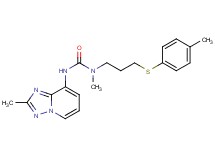 N-methyl-N-{3-[(4-methylphenyl)thio]propyl}-N'-(2-methyl[1,2,4]triazolo[1,5-a]pyridin-8-yl)urea