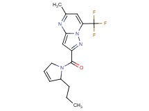 5-methyl-2-[(2-propyl-2,5-dihydro-1H-pyrrol-1-yl)carbonyl]-7-(trifluoromethyl)pyrazolo[1,5-a]pyrimidine