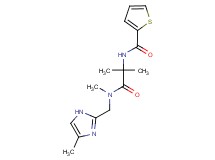N-(1,1-dimethyl-2-{methyl[(4-methyl-1H-imidazol-2-yl)methyl]amino}-2-oxoethyl)thiophene-2-carboxamide