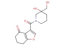 3-{[3-hydroxy-3-(hydroxymethyl)-1-piperidinyl]carbonyl}-6,7-dihydro-1-benzofuran-4(5H)-one