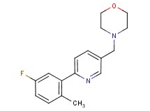 4-{[6-(5-fluoro-2-methylphenyl)pyridin-3-yl]methyl}morpholine