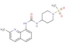 N-(2-methylquinolin-8-yl)-N'-[1-(methylsulfonyl)piperidin-4-yl]urea