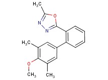 2-(4'-methoxy-3',5'-dimethylbiphenyl-2-yl)-5-methyl-1,3,4-oxadiazole