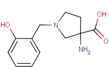 3-amino-1-(2-hydroxybenzyl)pyrrolidine-3-carboxylic acid