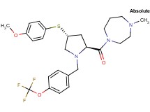 1-{(4R)-4-[(4-methoxyphenyl)thio]-1-[4-(trifluoromethoxy)benzyl]-L-prolyl}-4-methyl-1,4-diazepane