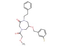 6-[(3-fluorobenzyl)oxy]-4-(methoxyacetyl)-1-(2-phenylethyl)-1,4-diazepan-2-one