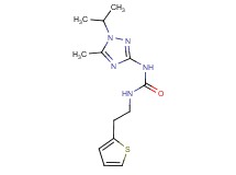 N-(1-isopropyl-5-methyl-1H-1,2,4-triazol-3-yl)-N'-[2-(2-thienyl)ethyl]urea