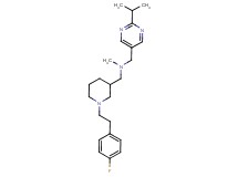 ({1-[2-(4-fluorophenyl)ethyl]piperidin-3-yl}methyl)[(2-isopropylpyrimidin-5-yl)methyl]methylamine
