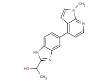 1-[5-(1-methyl-1H-pyrrolo[2,3-b]pyridin-4-yl)-1H-benzimidazol-2-yl]ethanol