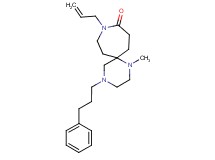 9-allyl-1-methyl-4-(3-phenylpropyl)-1,4,9-triazaspiro[5.6]dodecan-10-one