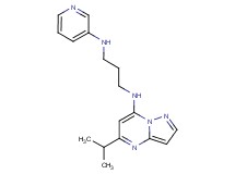 N-(5-isopropylpyrazolo[1,5-a]pyrimidin-7-yl)-N'-pyridin-3-ylpropane-1,3-diamine