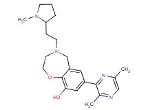 7-(3,6-dimethylpyrazin-2-yl)-4-[2-(1-methylpyrrolidin-2-yl)ethyl]-2,3,4,5-tetrahydro-1,4-benzoxazepin-9-ol