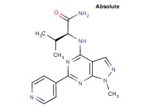 N~2~-(1-methyl-6-pyridin-4-yl-1H-pyrazolo[3,4-d]pyrimidin-4-yl)-L-valinamide